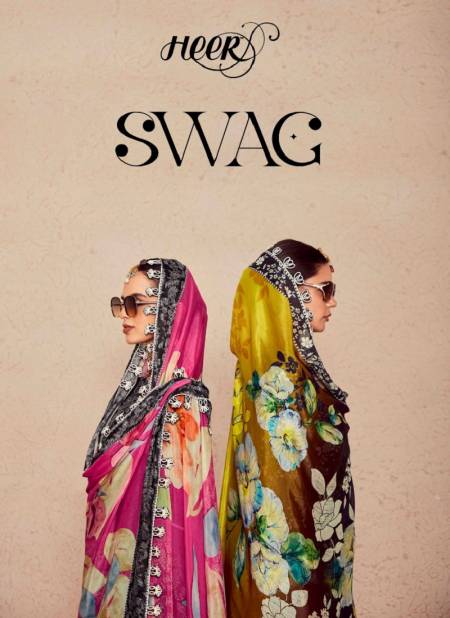 Swag By Kimora Heer Pure Muslin Printed Designer Salwar Suits Wholesale Price In Surat
 Catalog